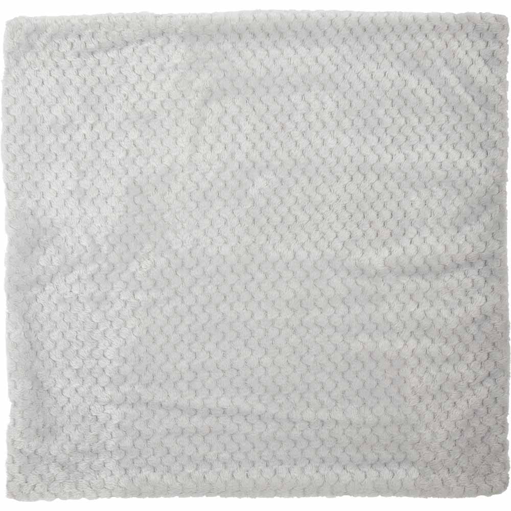 Wilko Silver Jumbo Cushion 55 x 55cm Image 3