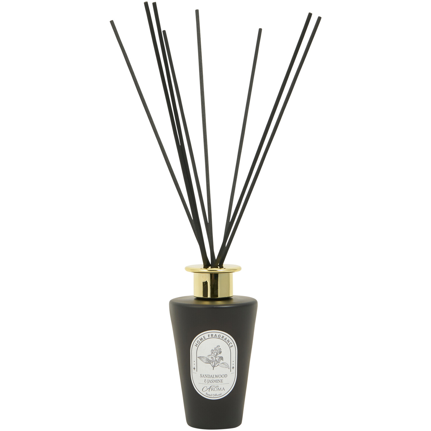 Sandalwood & Jasmine Diffuser 200ml - Black Image 2