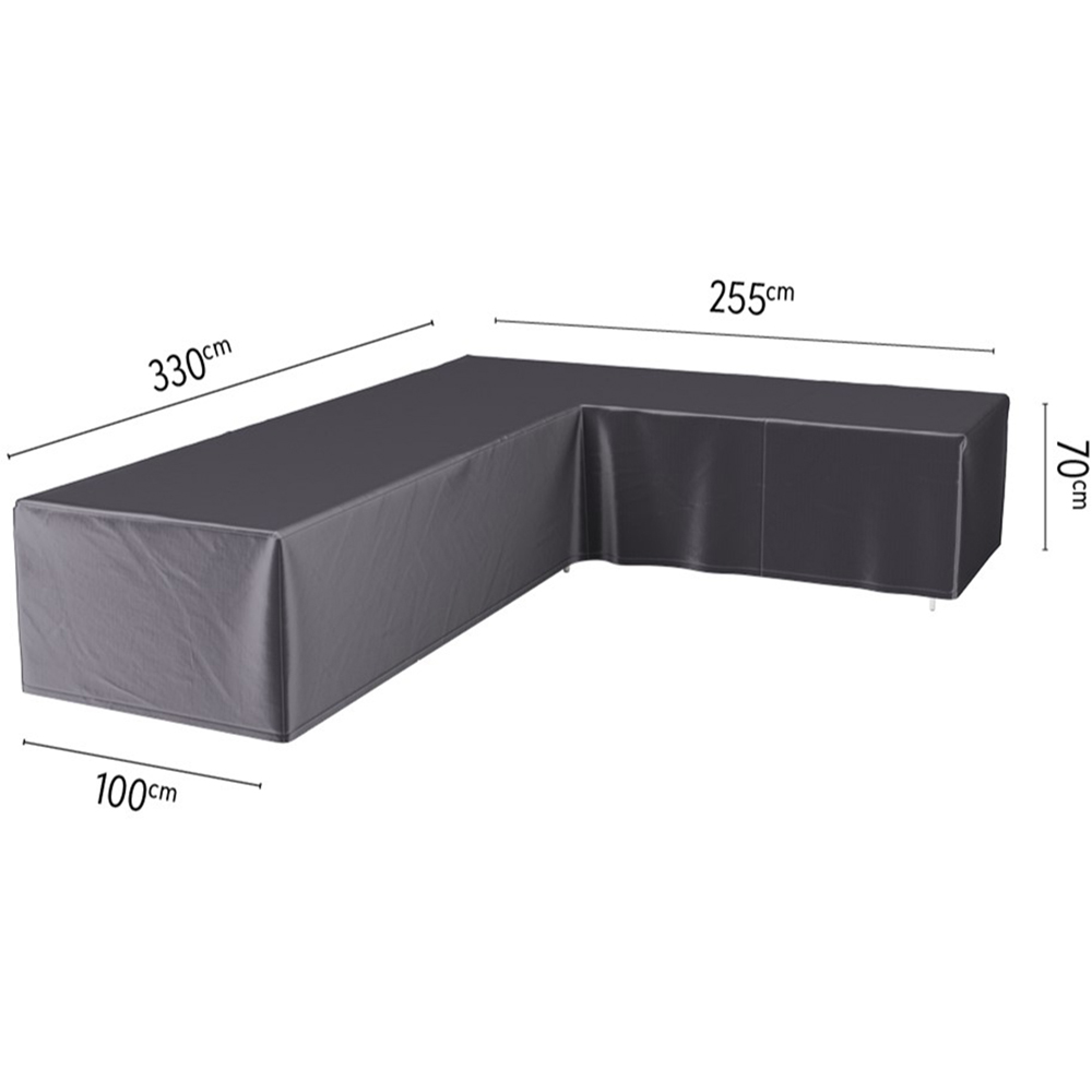 Platinum AeroCover Left Hand L Shaped Garden Sofa Cover Image 7