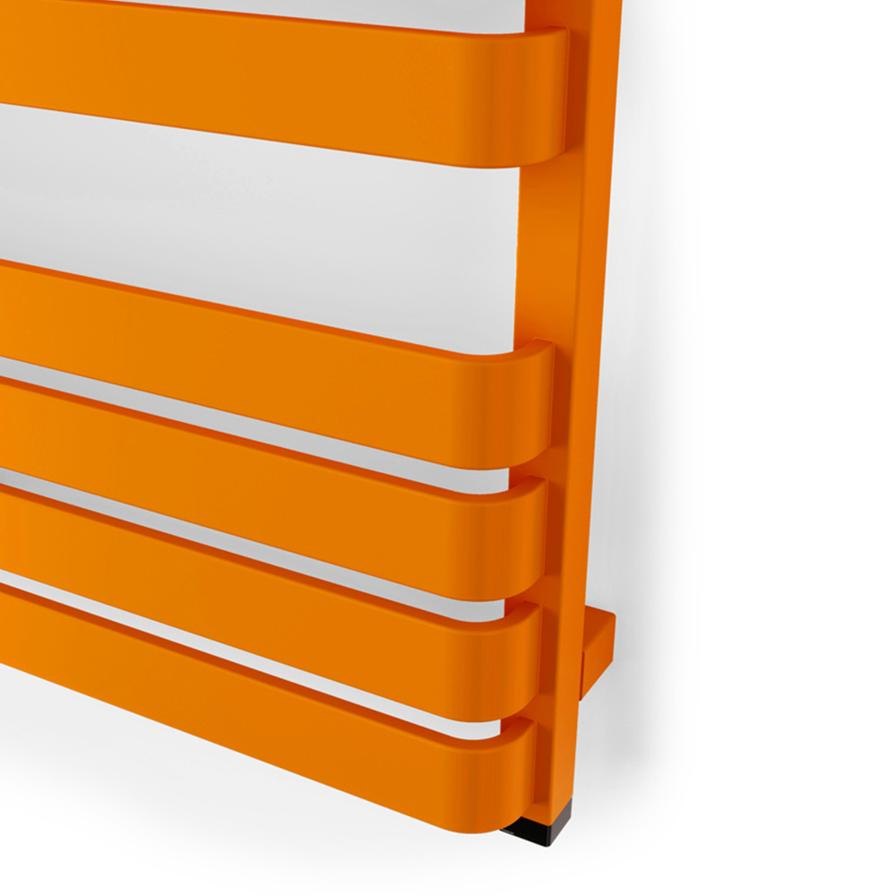 Terma Warp T One Matt Orange Electric Towel Rail 1110 x 500mm Image 5