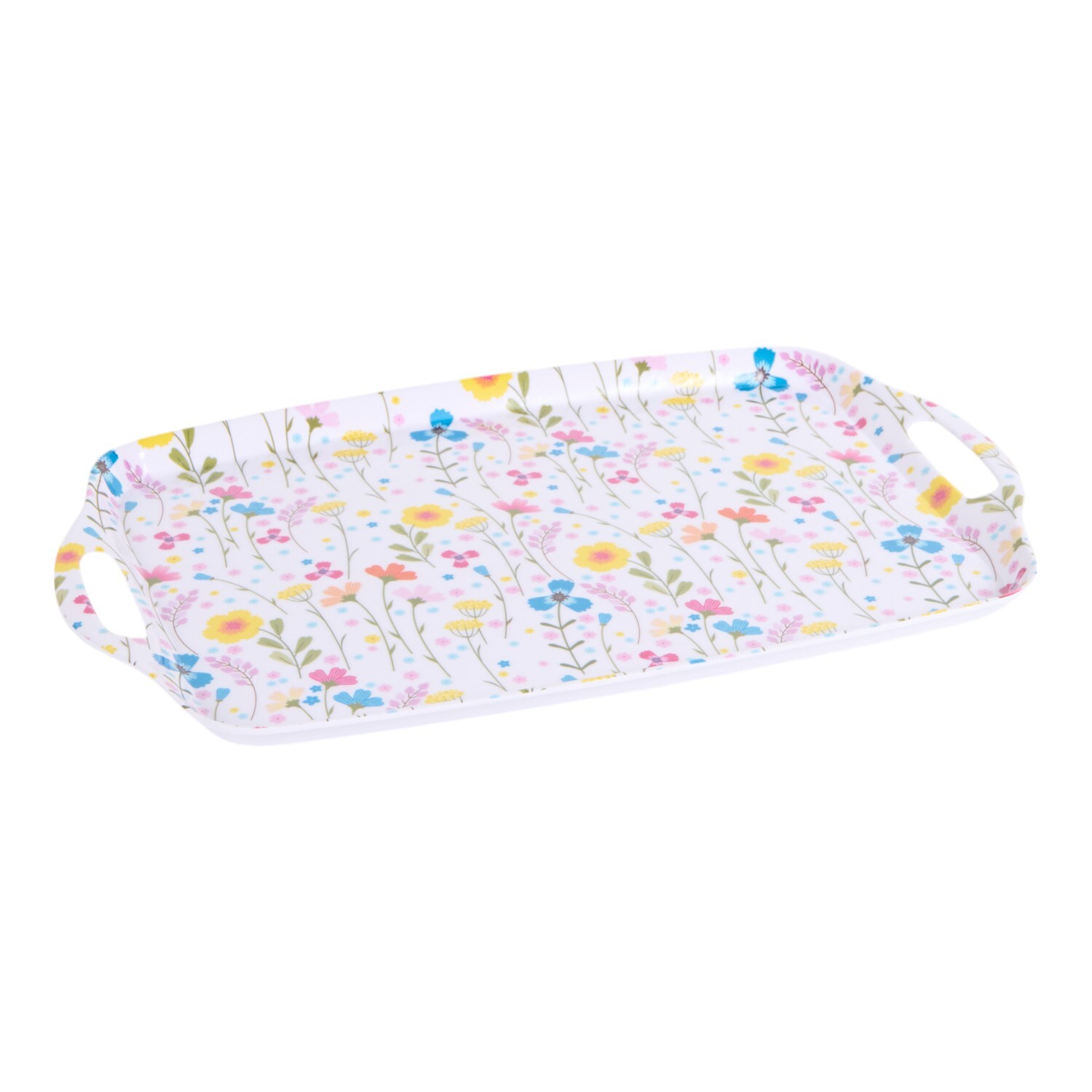 In Bloom Large Tray - White Image 2