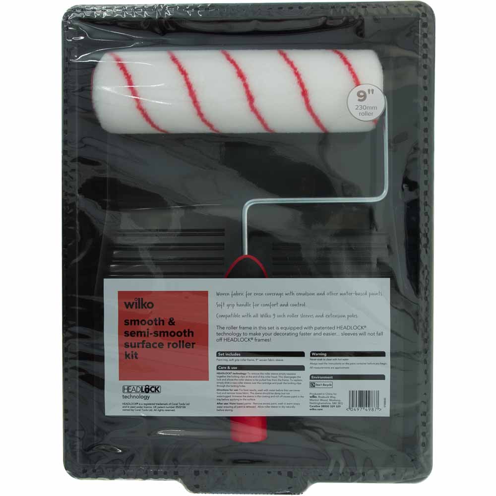 Wilko 9 inch Paint Roller Set Image 2