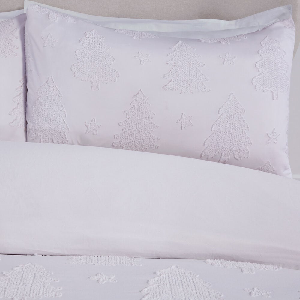 Enchanted Trees Duvet SetWhiteSuperking Image 4