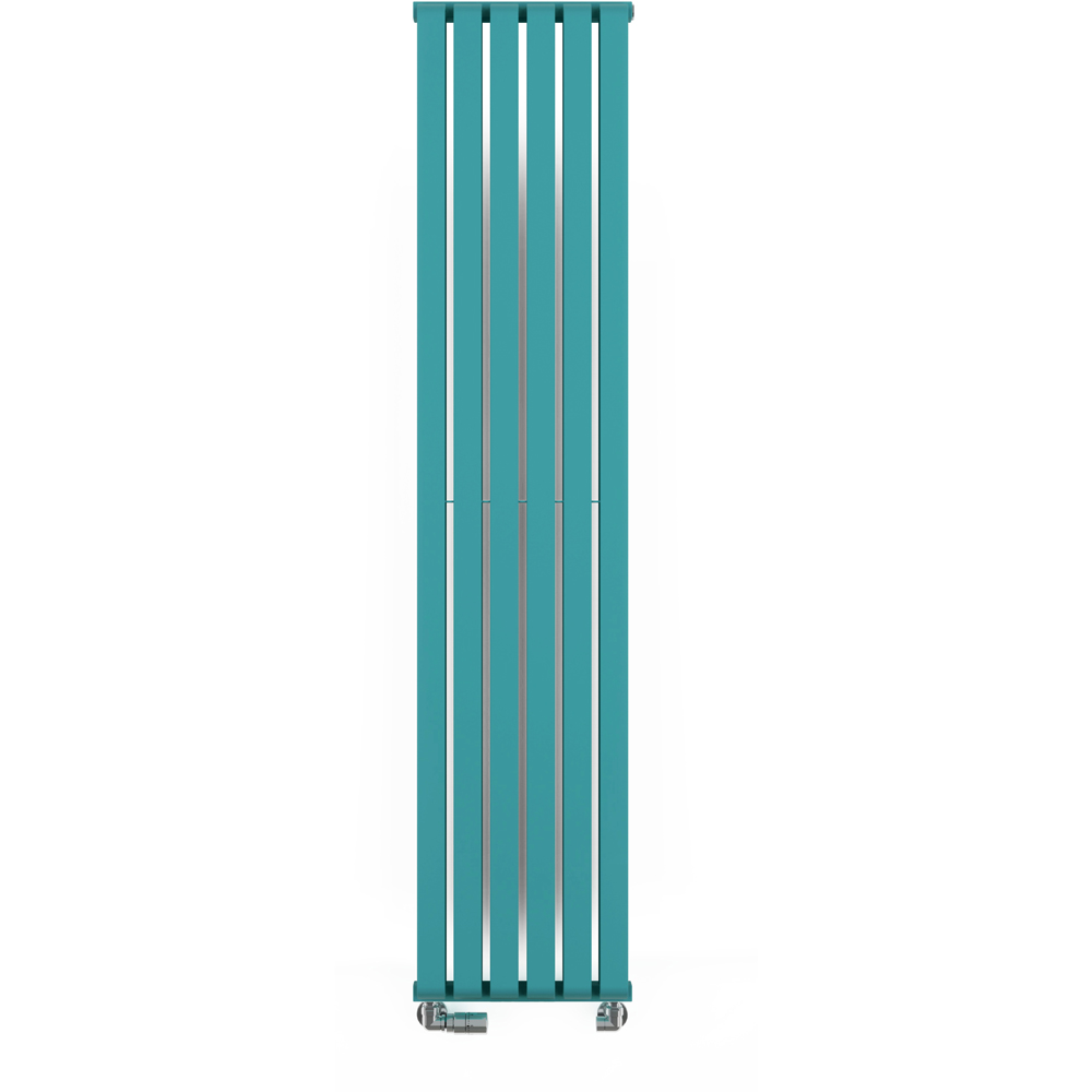 Terma Warp Room 3870 BTU Matt Teal Radiator 1800 x 395mm Image 3