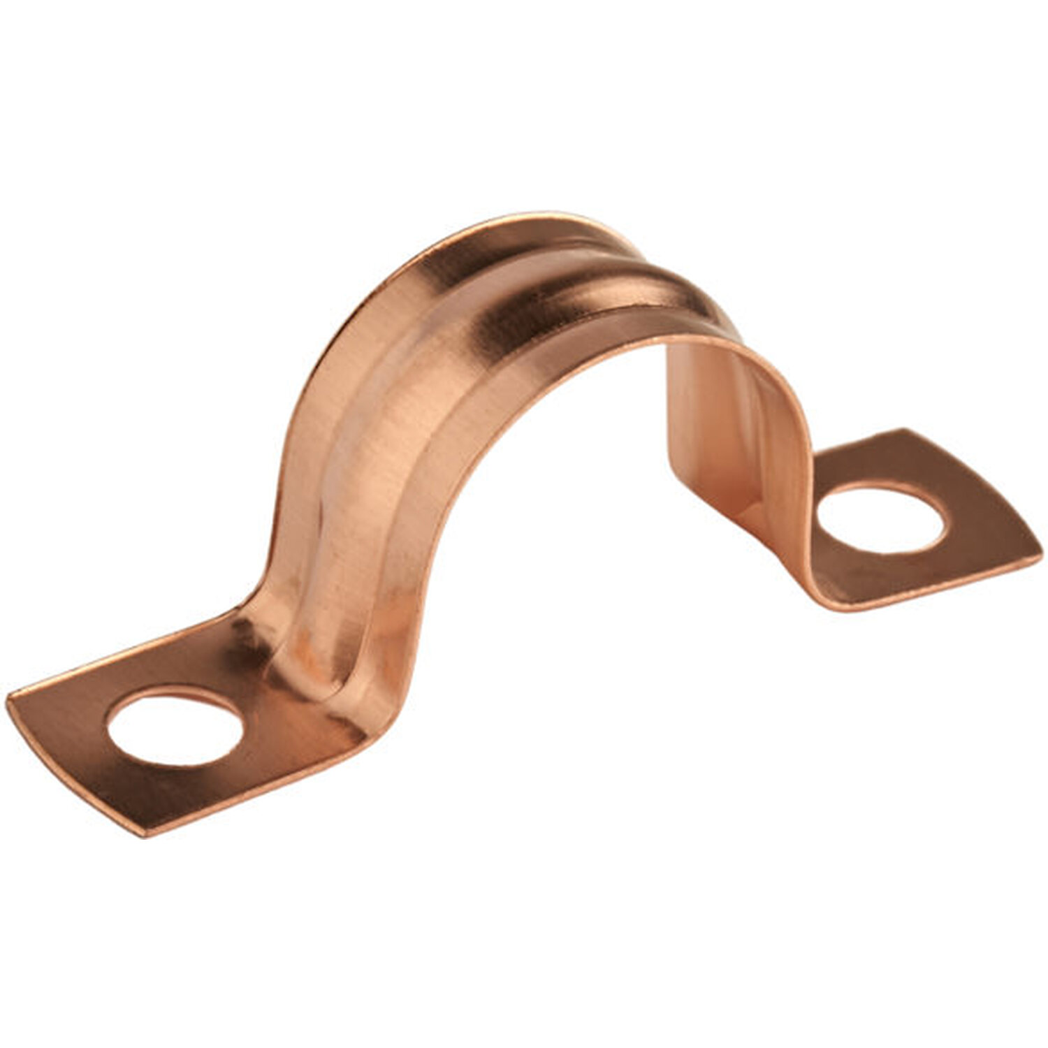 15mm Copper Saddle Clip PK2 Image 2