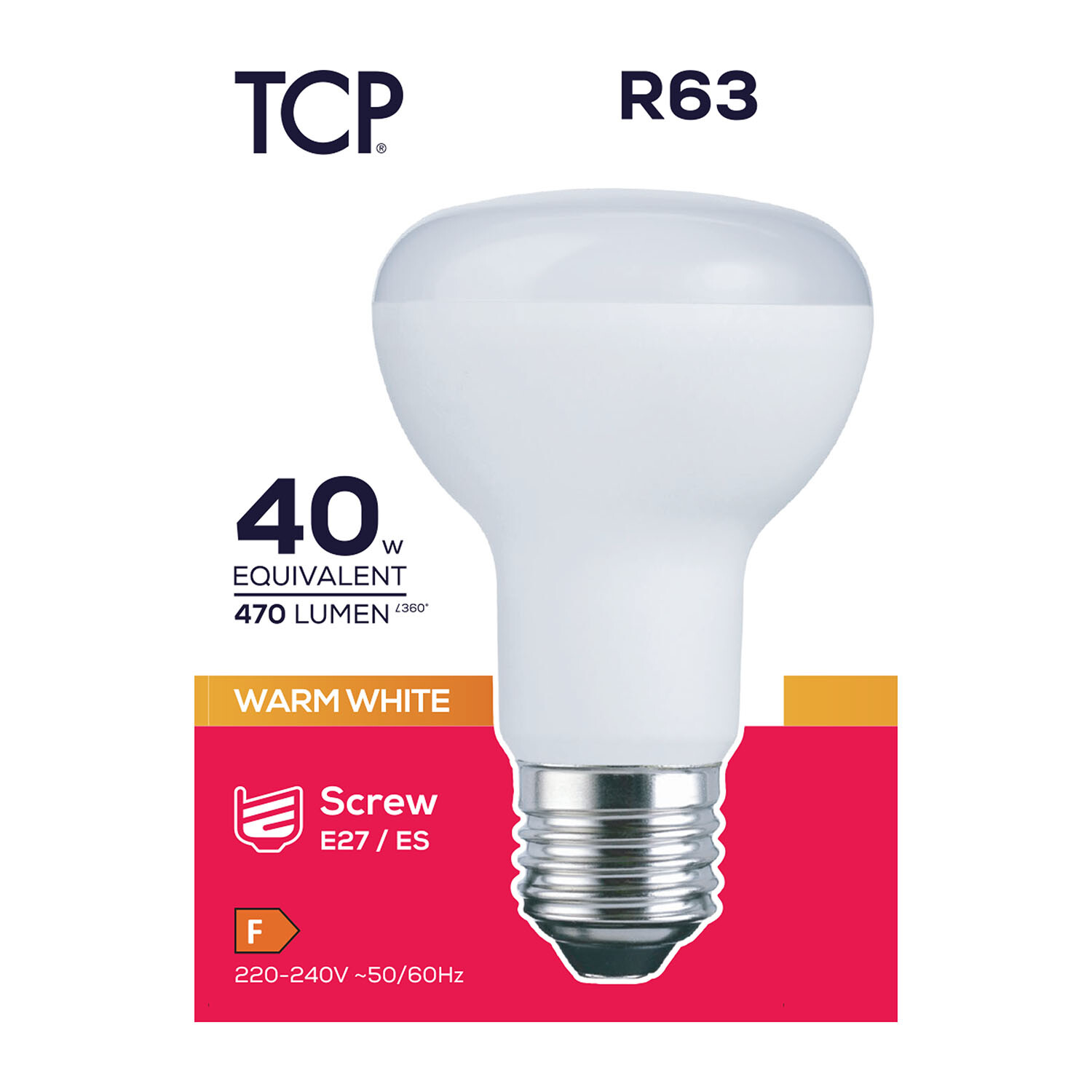 TCP LED R63 470L E27 Warm White Bulb - Warm White Image 2