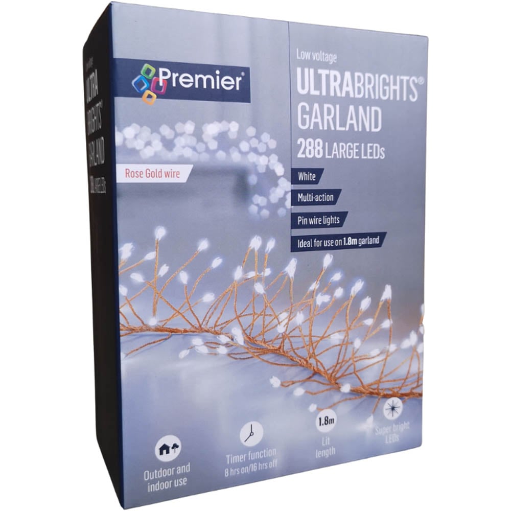 Samuel Alexander 288 Cool White LED 1.8m Premier Rose Gold Wire Light 1.8m Image 2