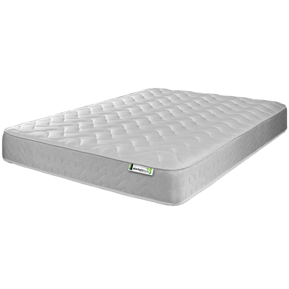 Starlight Beds European Double White Hybrid Deep Memory Foam and Spring Mattress Image 1