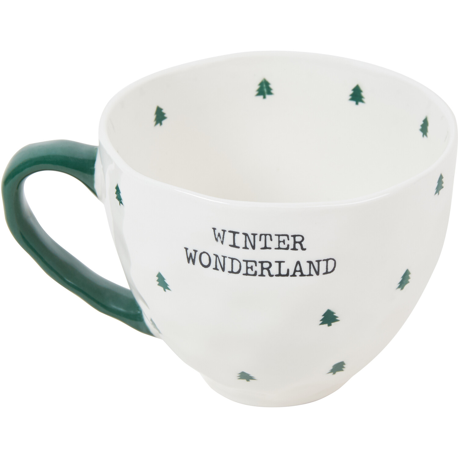 Winter Wonderland Trees Mug - Green Image 2