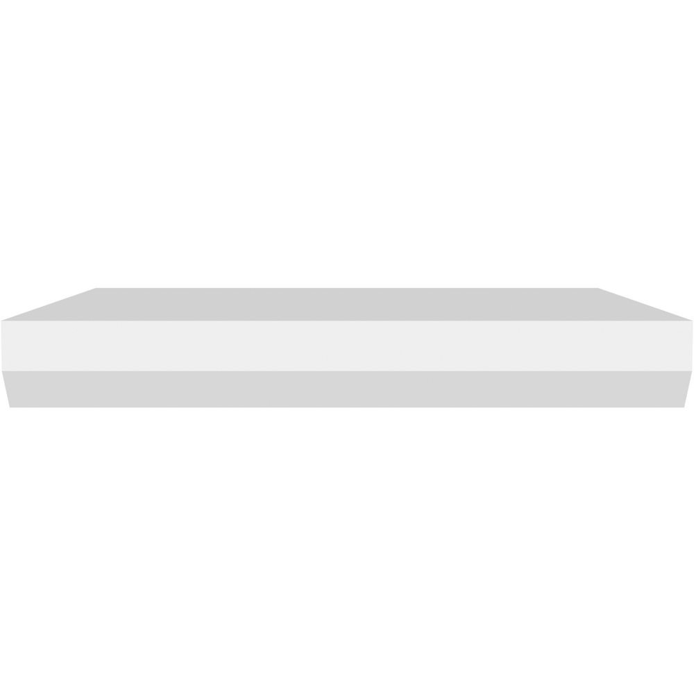 National Skirting White Bevelled Edge Primed Window Board 25mm 250 x 3040mm Image 2