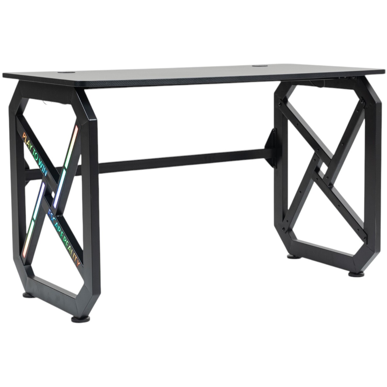 LED Gaming Desk with Remote ControlBlack Image 11