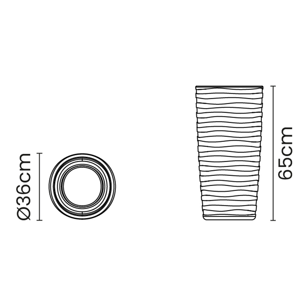 Tramontina Terracotta Grego Planter 65cm Image 3