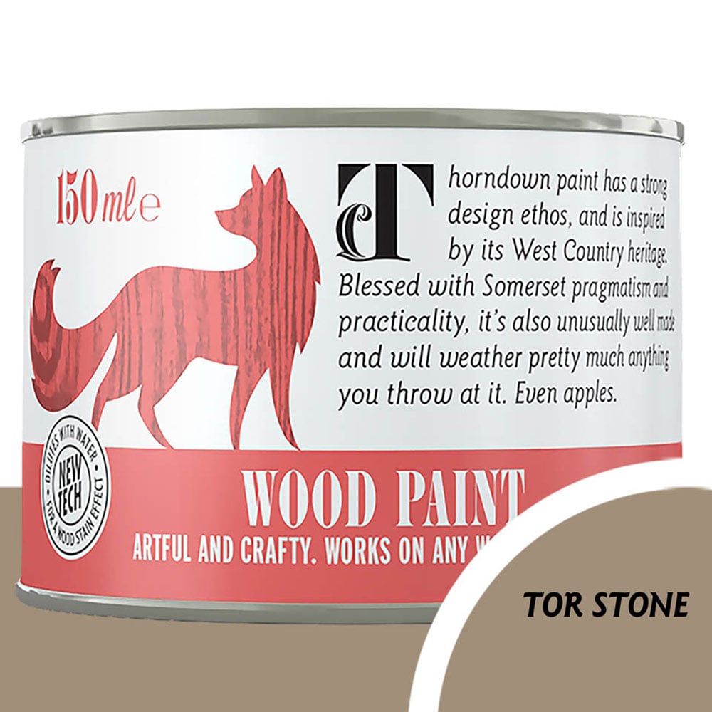 Thorndown Tor Stone Satin Wood Paint 150ml Image 4