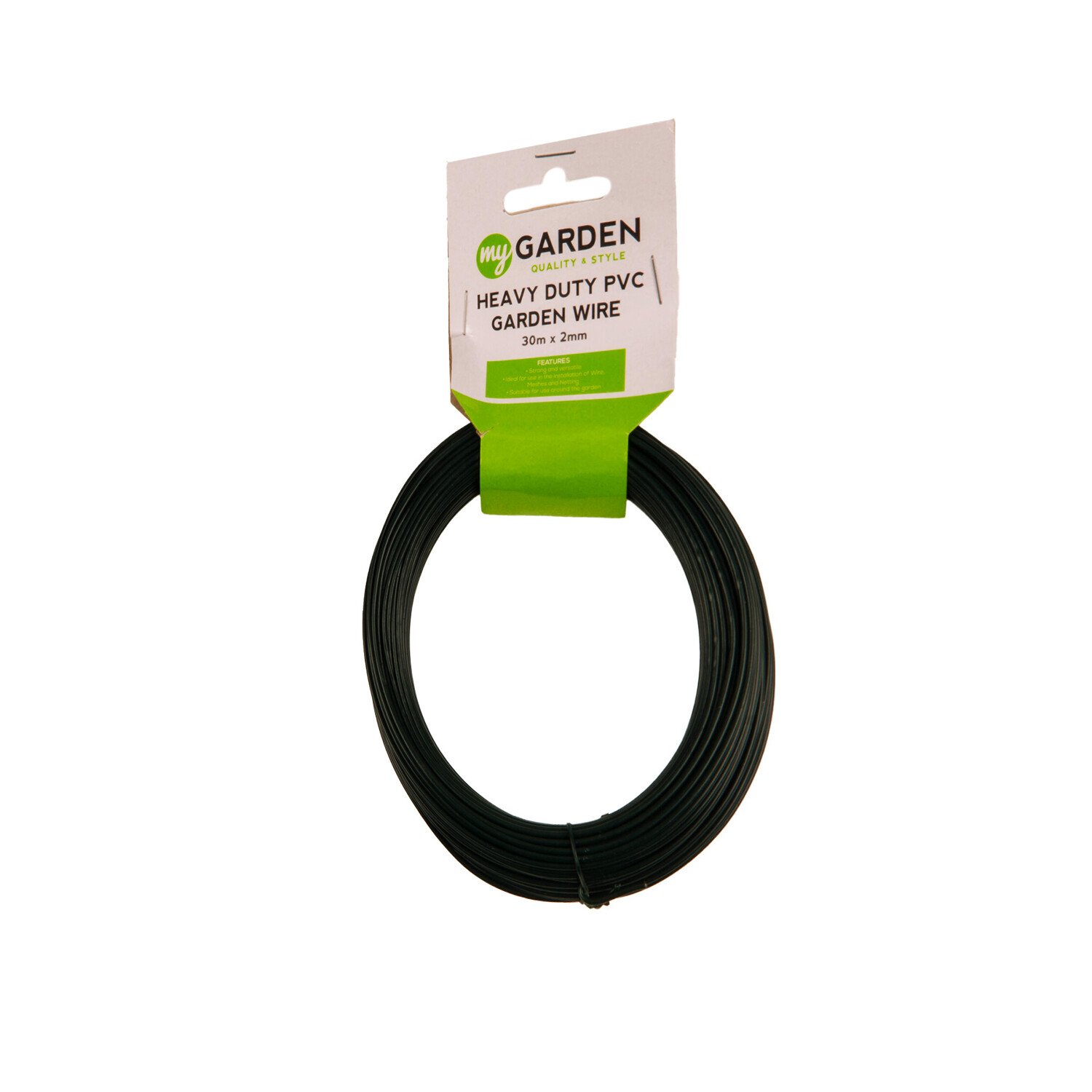 Heavy Duty PVC Garden Wire Black Image 2