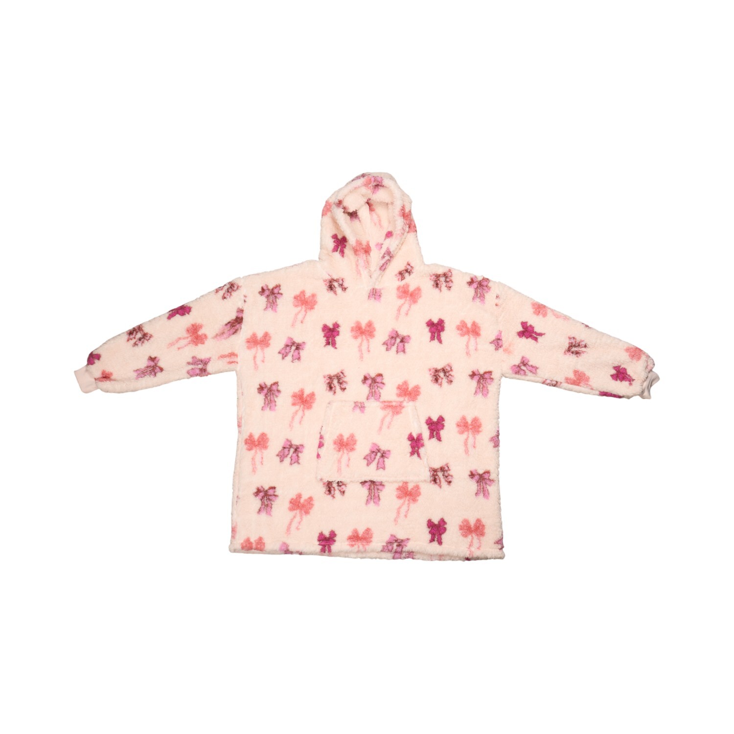 Printed Sherpa Hoodie Image 18