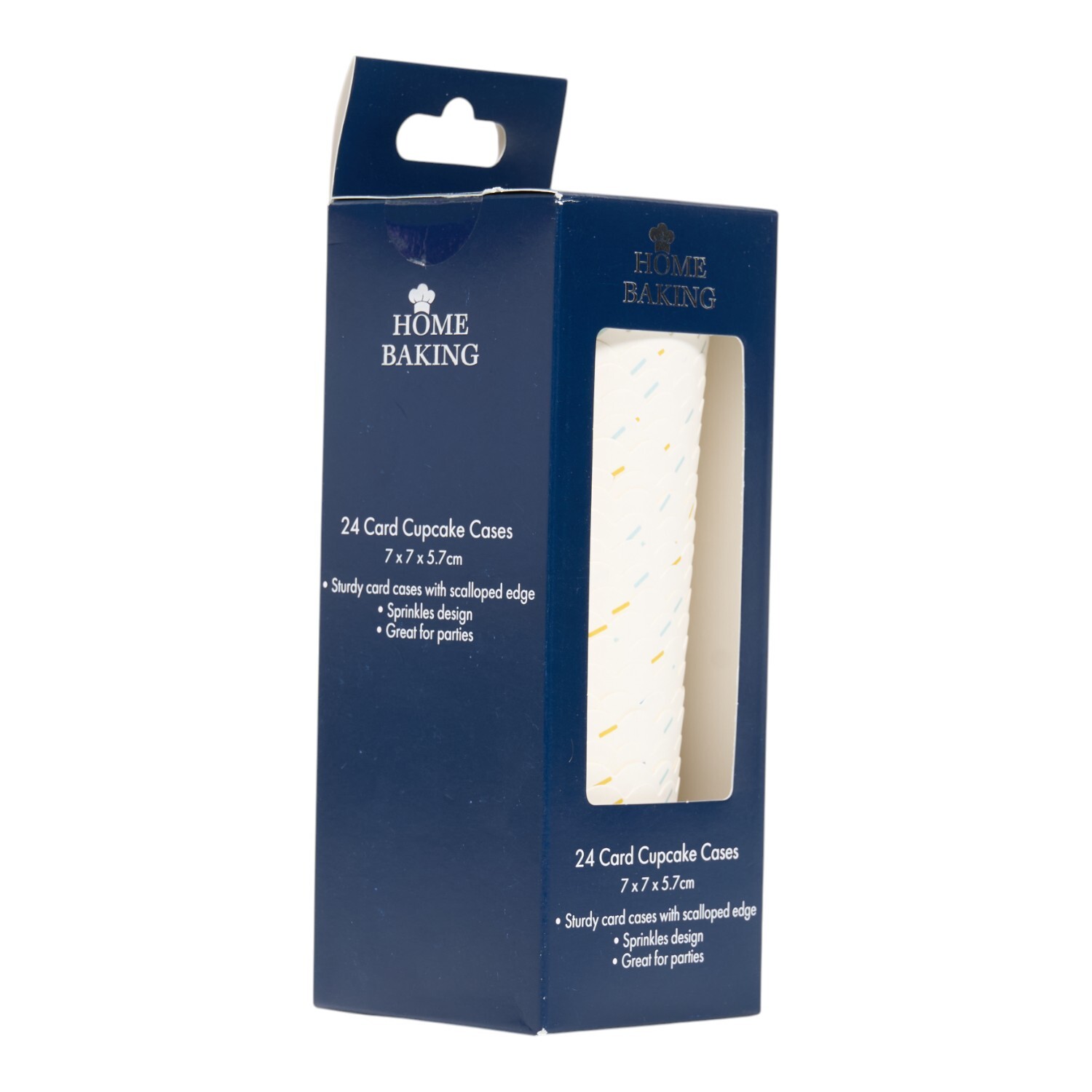 Pack of 24 Sprinkles Cup Cake CasesWhite Image 4