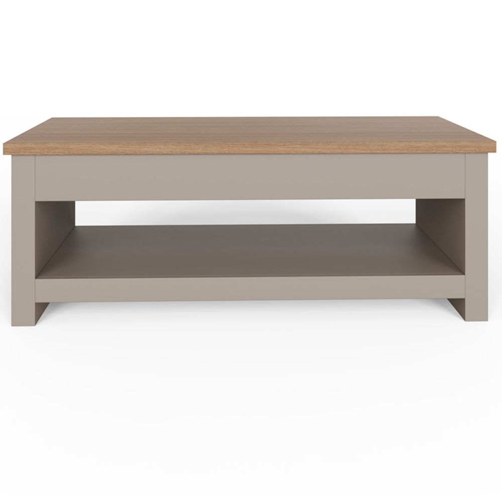 GFW Lancaster Grey Lift Up Coffee Table Image 4