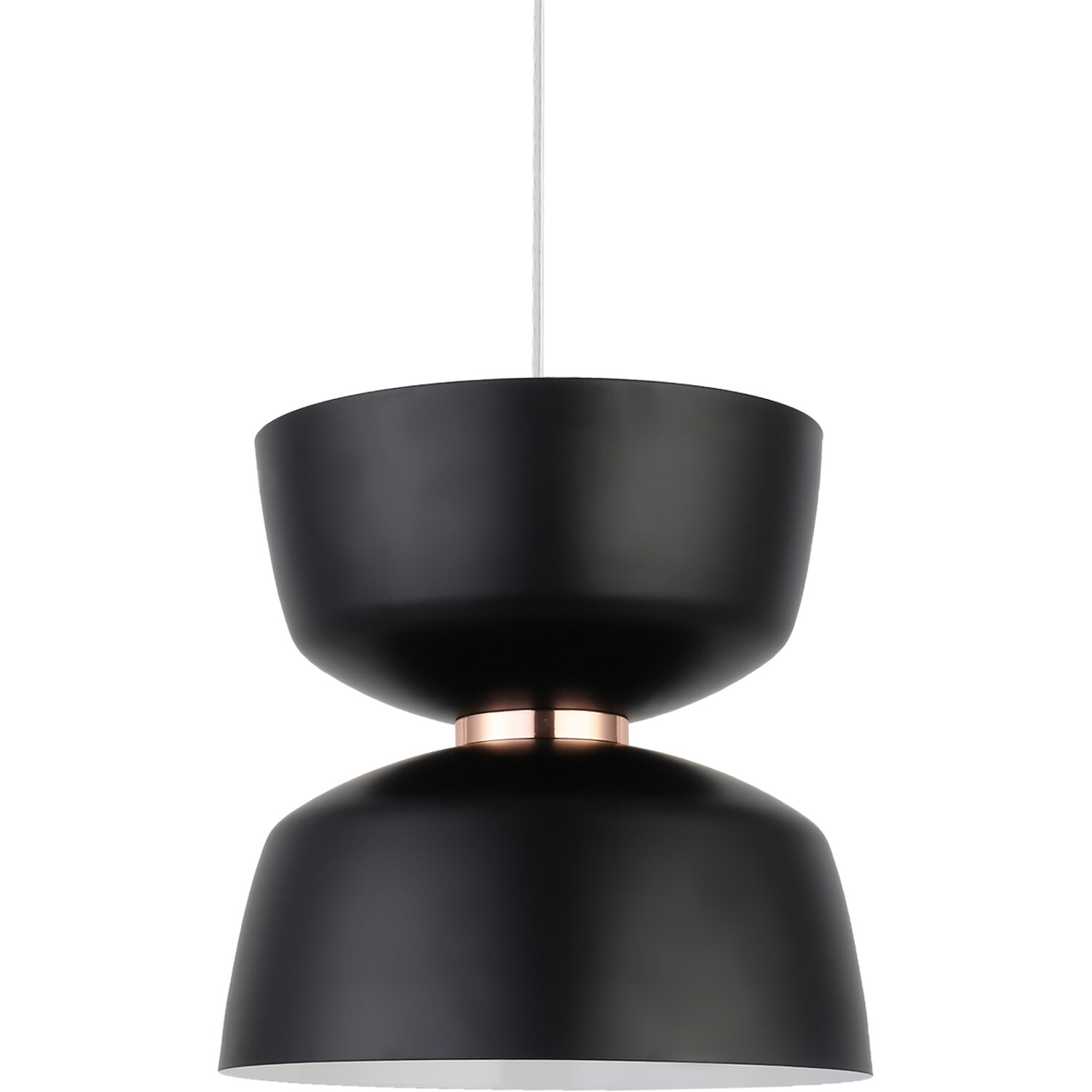 Gold Easy Fit Pendant - Black Image 2