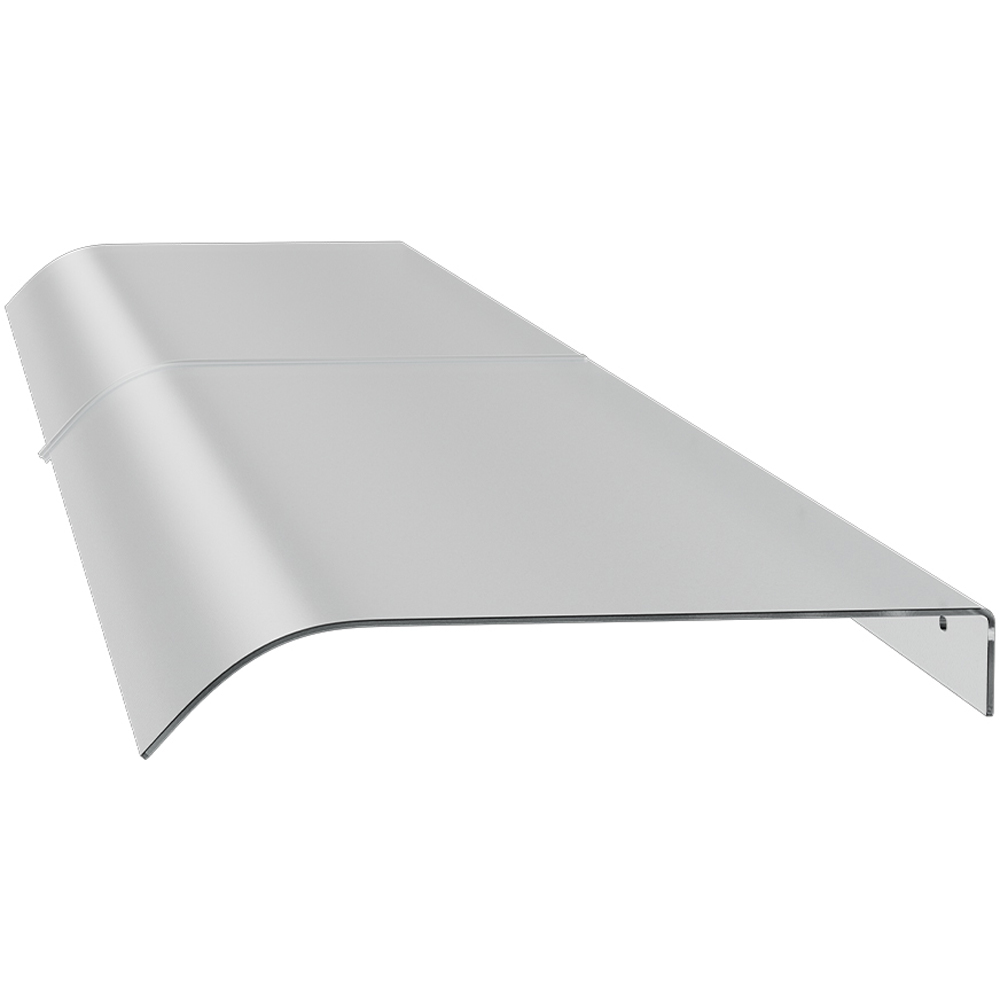 Living and Home Arched Frosted Awning Canopy 2 x 0.43m Image 3