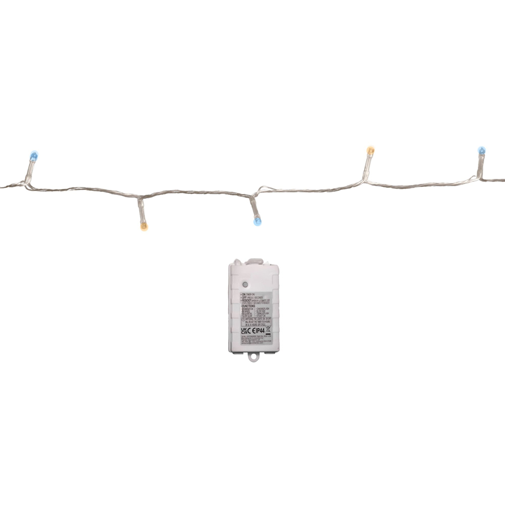 Samuel Alexander 100 Cool and Warm White LED Multi-Function Clear String Light 10m Image 2