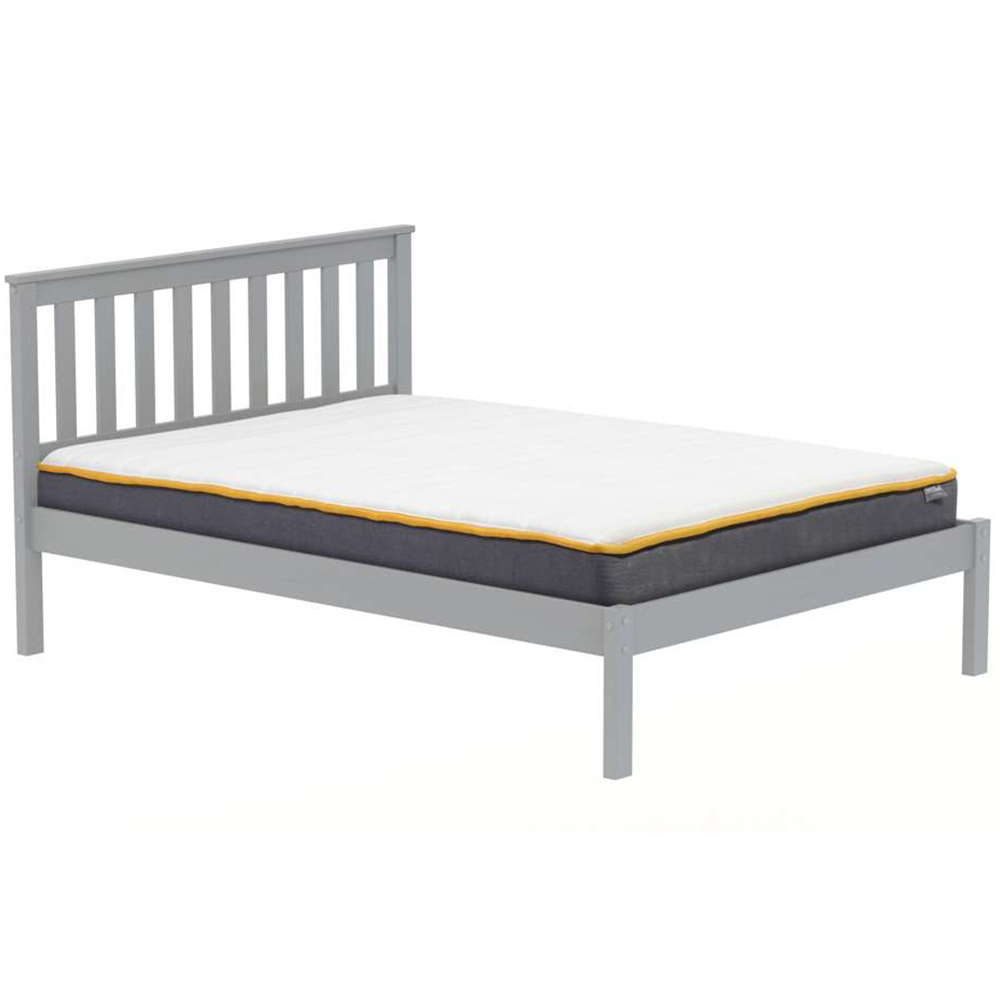 Denver Double Grey Wooden Bed Image 3