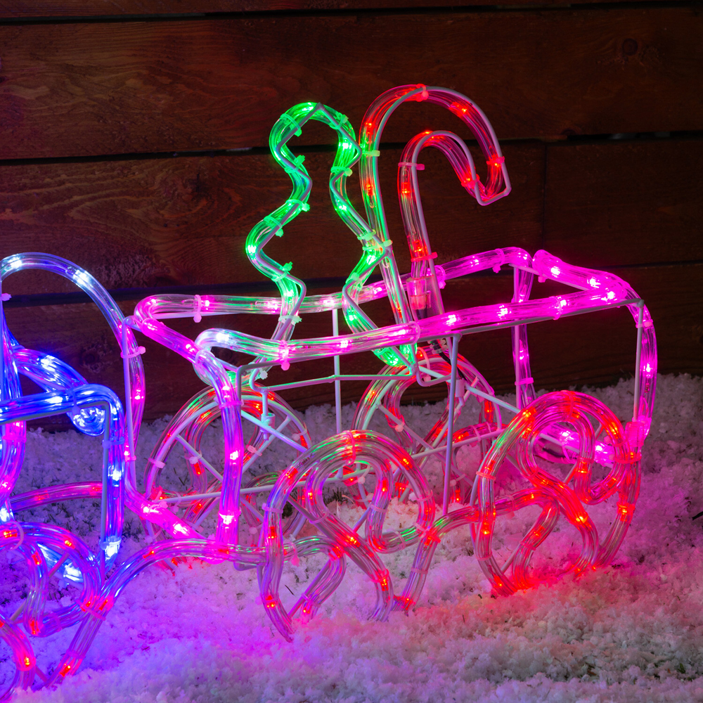 Christmas Train Rope Light Image 3