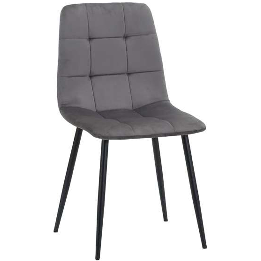 Birlea Axel 4 Seater Round Fluted Dining Table Set Oak Effect Image 4