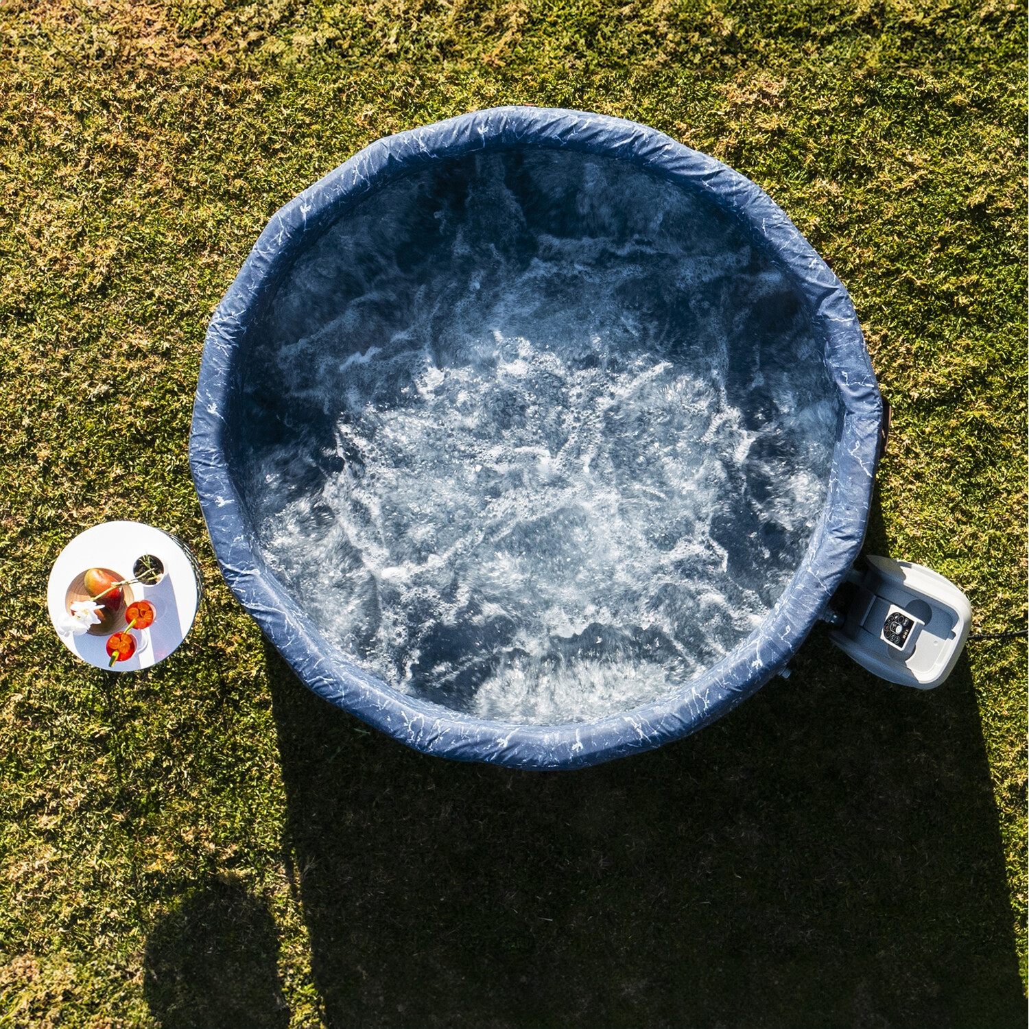 Lay-Z-Spa Toronto Smart Airjet Plus 7 - Brown and Blue Image 7