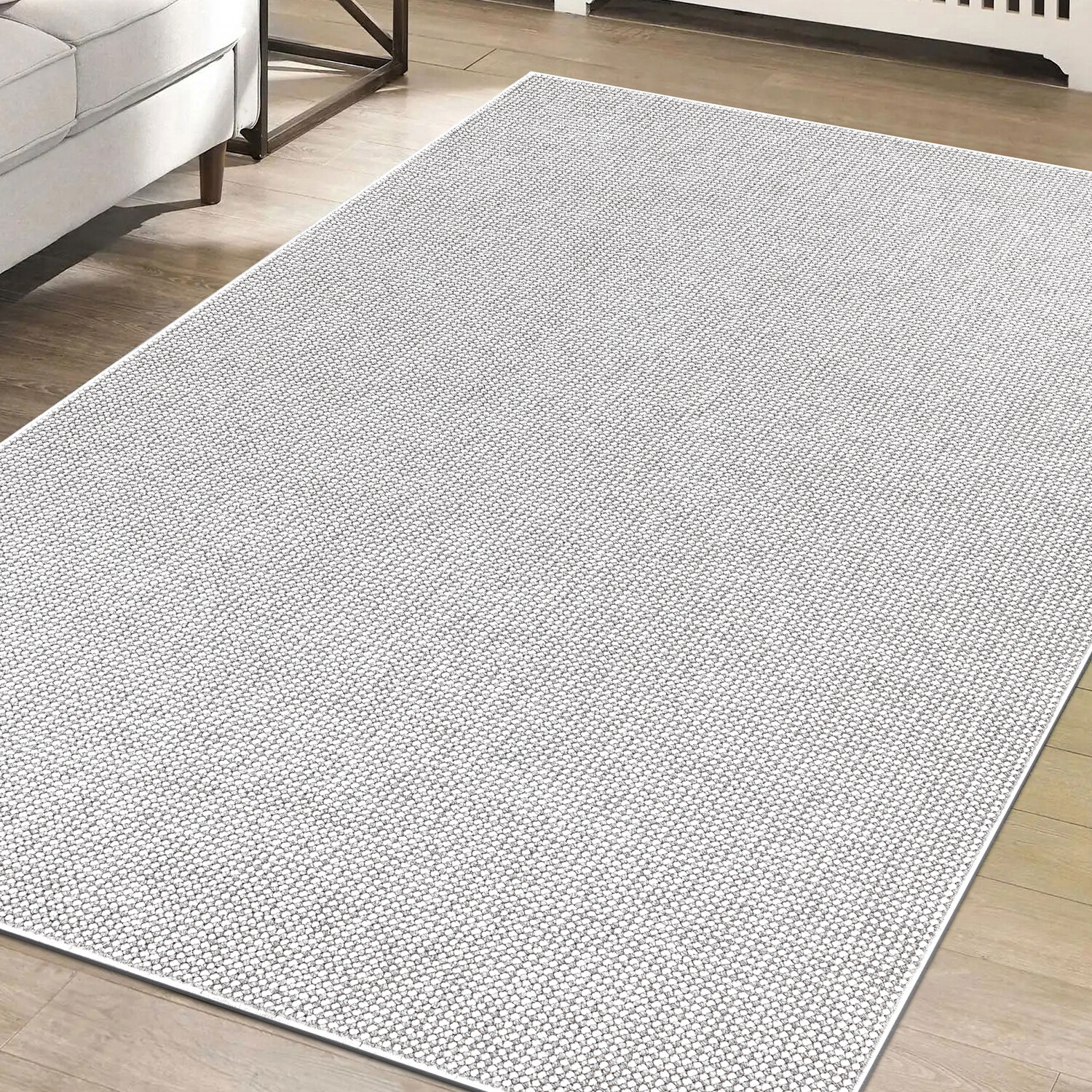 Azura Texture Rug - Silver / 120cm Image 2