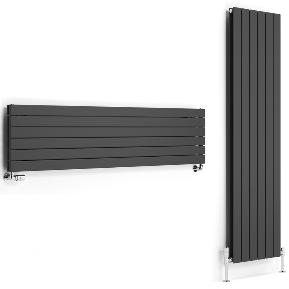 Terma Forte 4167 BTU Metallic Grey Double Panel Radiator 1800 x 440mm Image 3