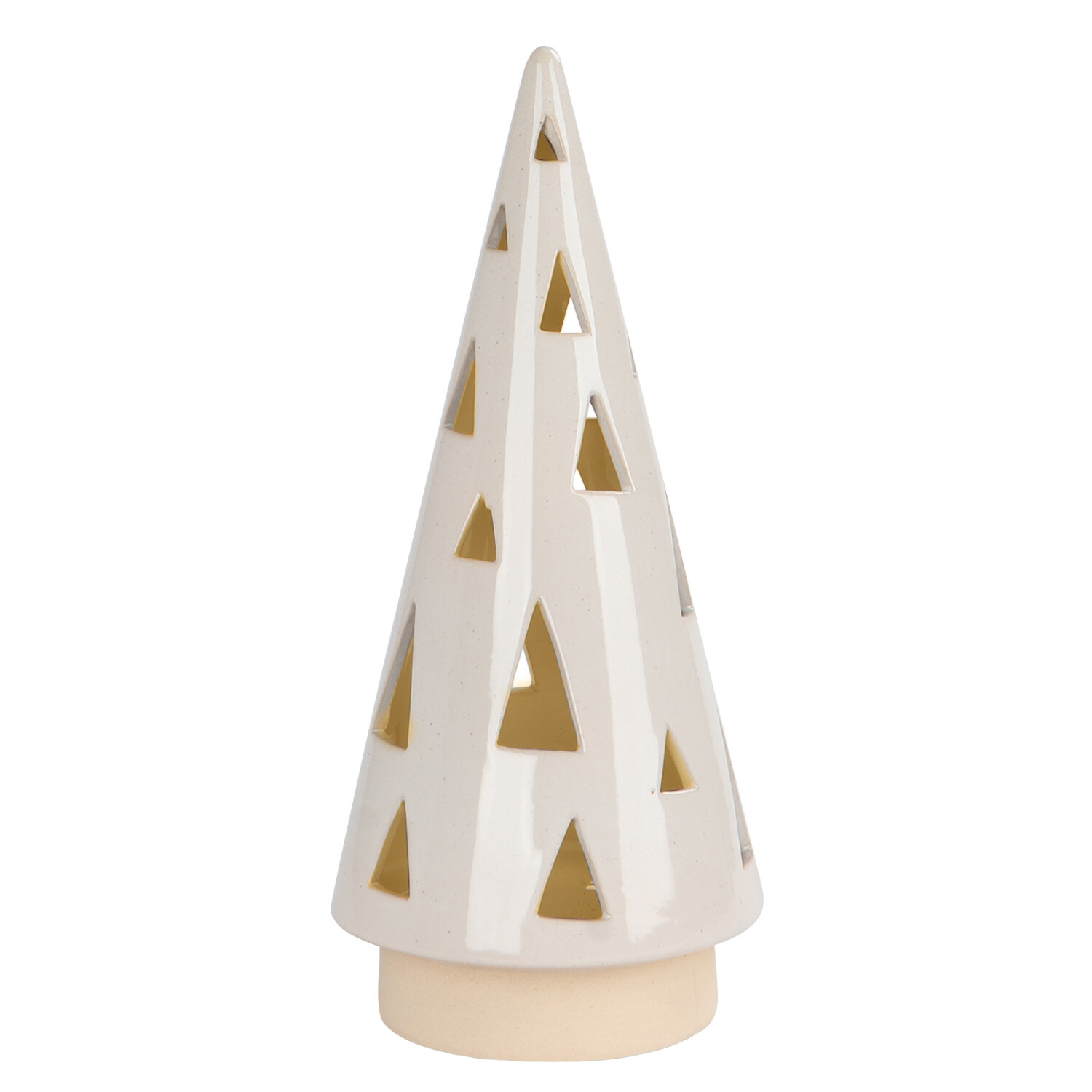 LED Ceramic Tree - Cream Image 1