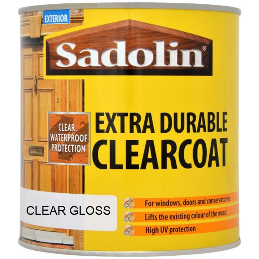 Sadolin Extra Clear Gloss Finish Exterior Clearcoat Woodstain 1L Image 2