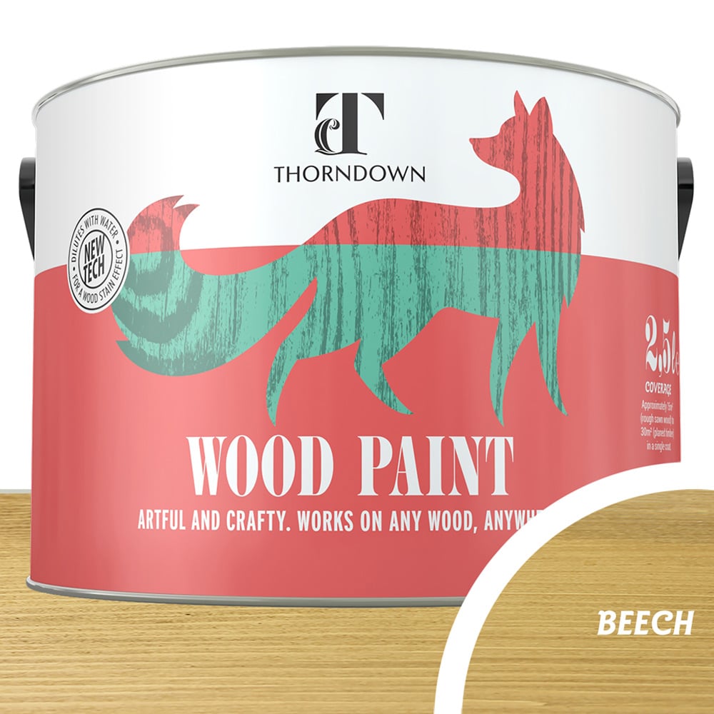 Thorndown Beech Satin Wood Paint 2.5L Image 4