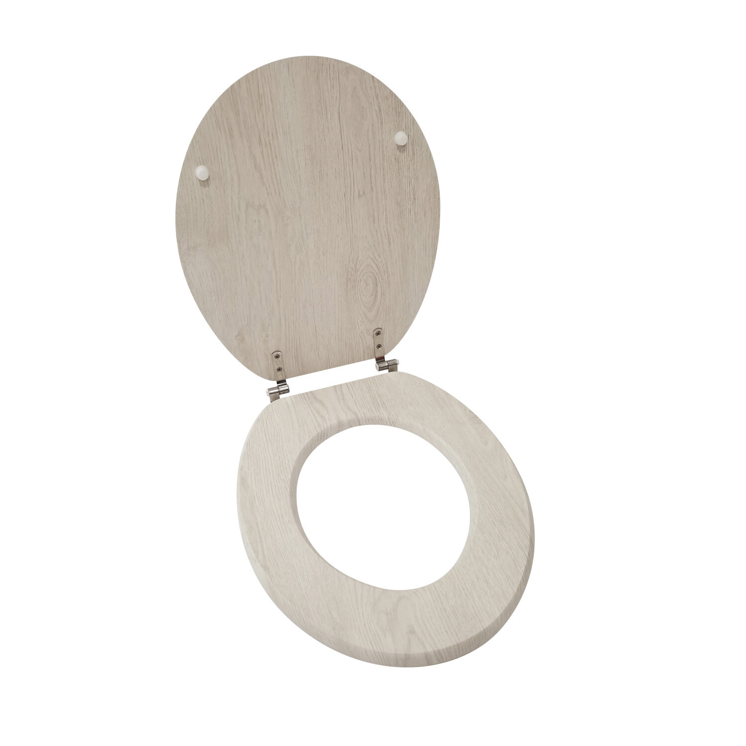 Gala Oak Effect Toilet Seat Image 4