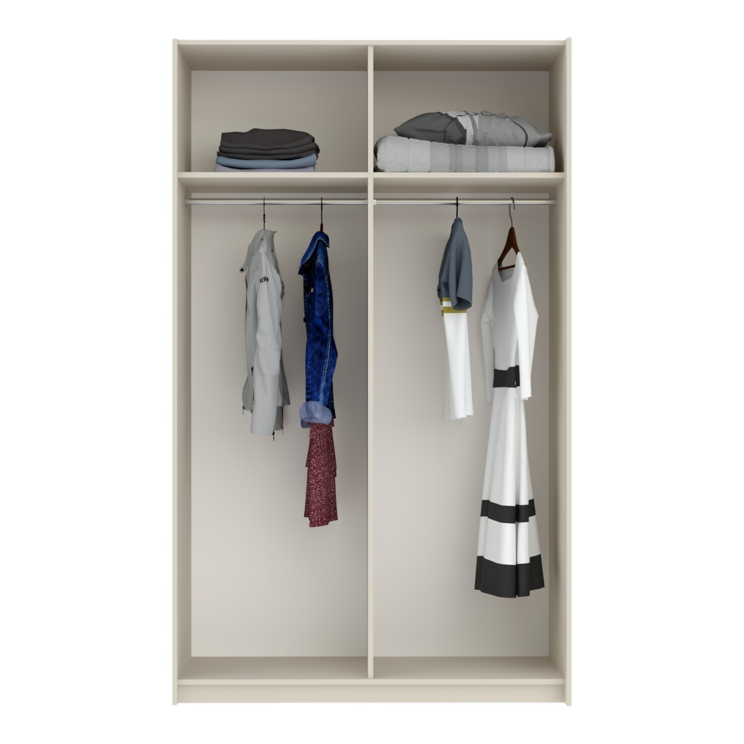 Andora Midi Sliding Wardrobe Cashmere Image 7