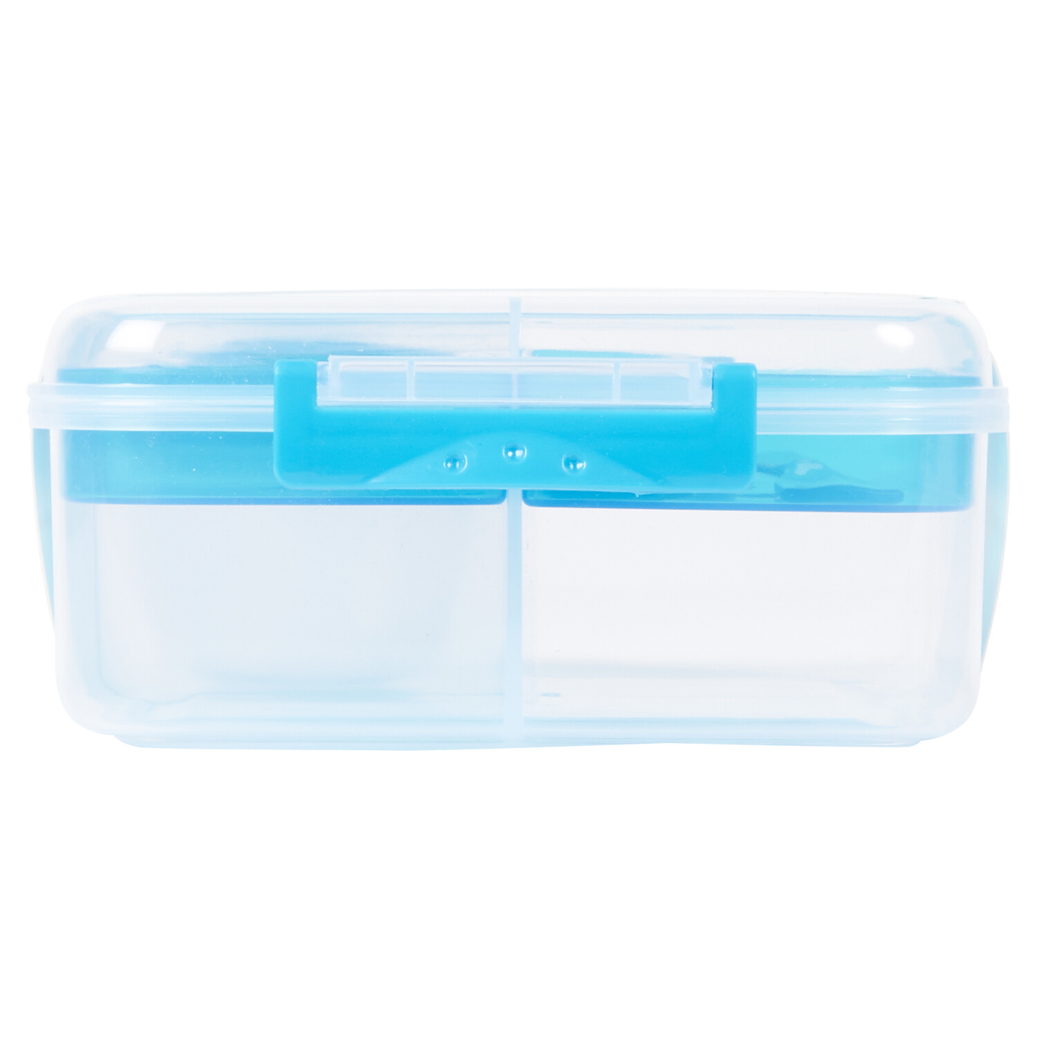 Square Lunch Box with Cutlery Pink or Blue Image 4