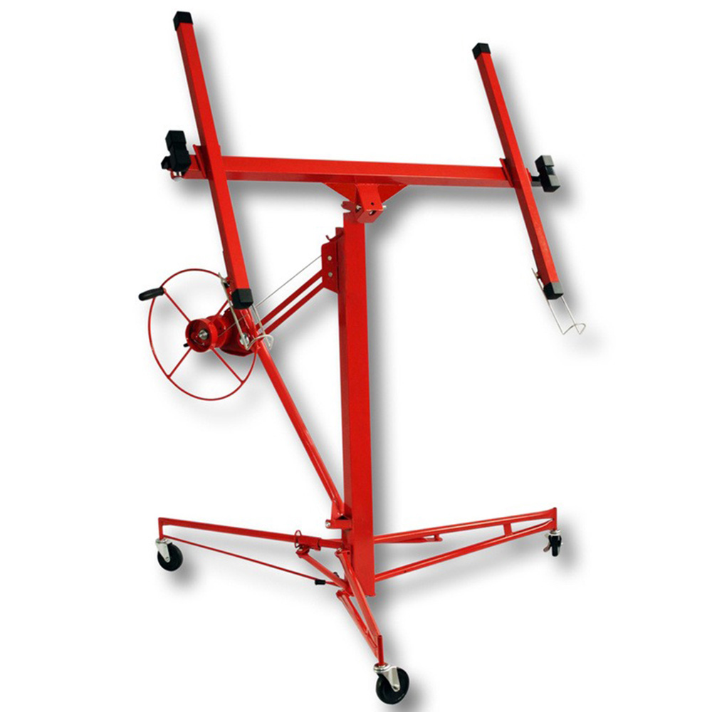 Living and Home Drywall Lifter with Rolling Casters Panel Hoist 11ft Image 4