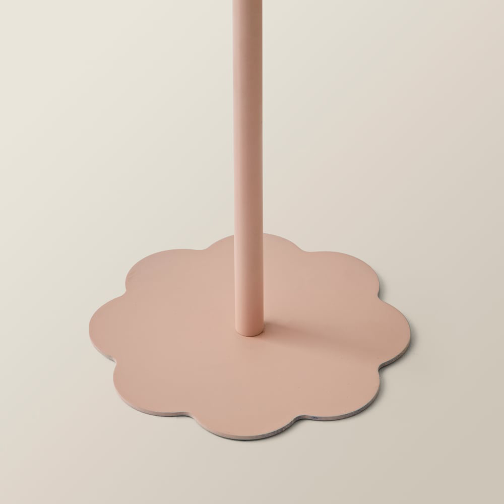 ValueLights Hattie Pink Scallop Rechargeable Table Lamp Image 5