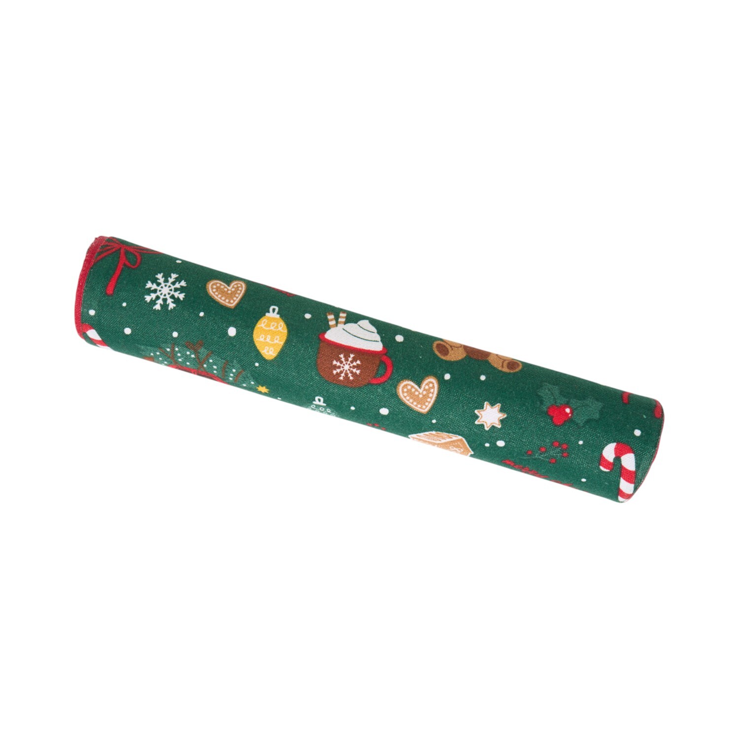Christmas Printed Table Runner Green Image 3