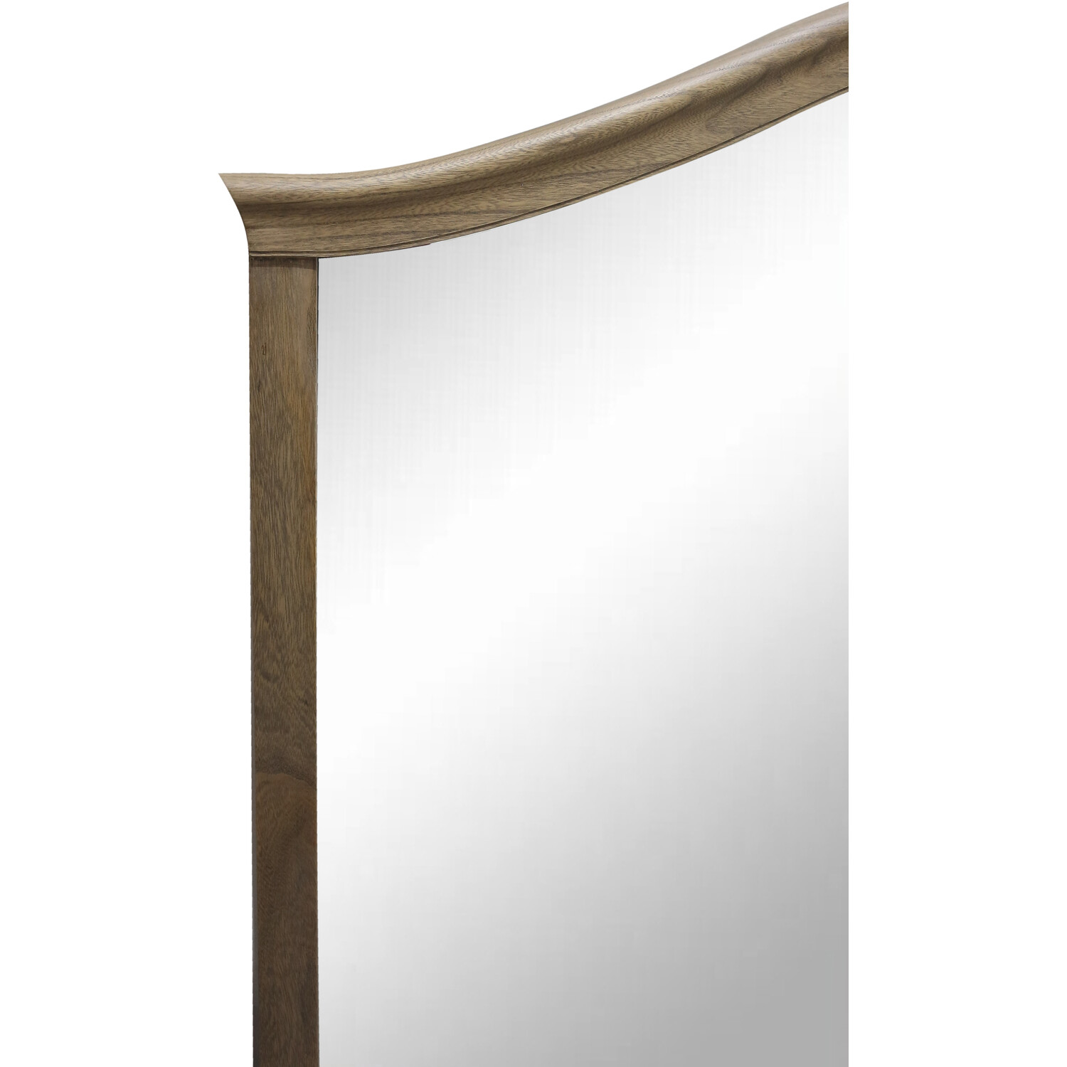 Rosemont Wooden Over Mantle Mirror Brown Image 3