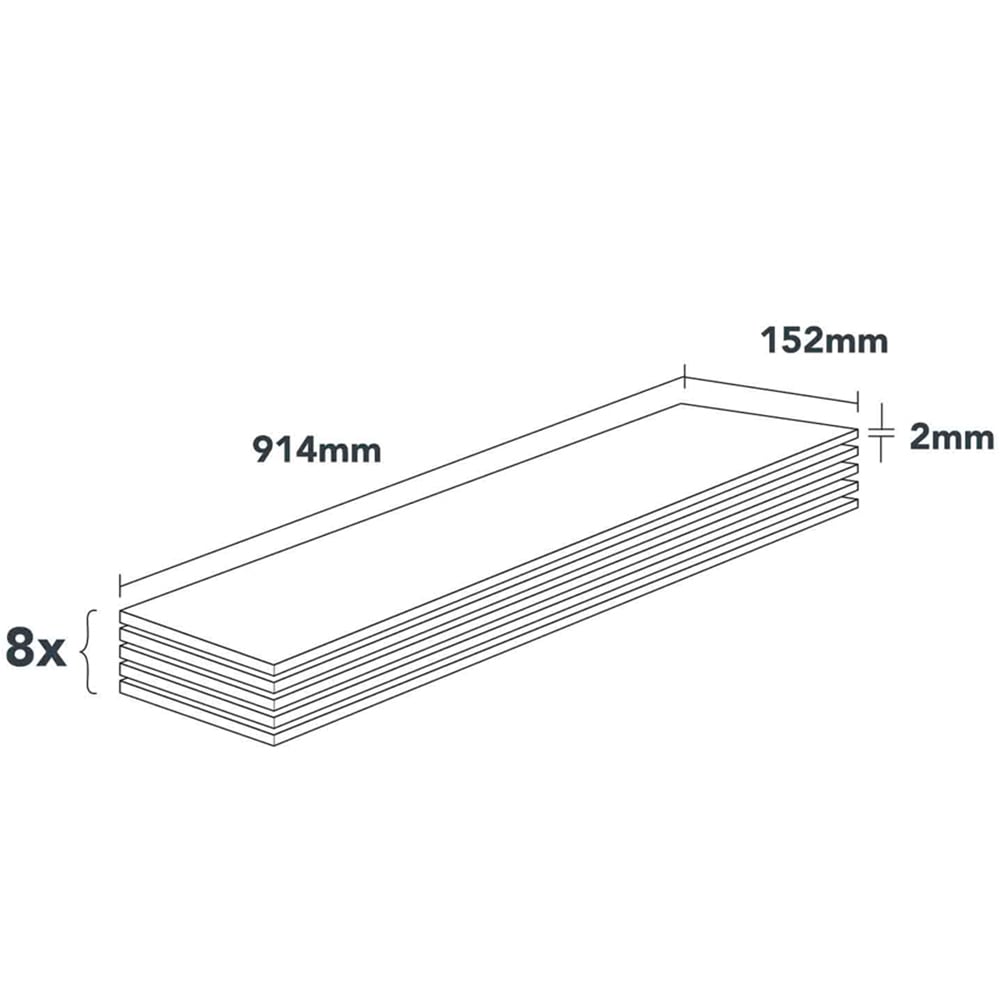 Plancs Flooring White Oak Self Adhesive Vinyl Floor Planks 1.11sqm Image 6