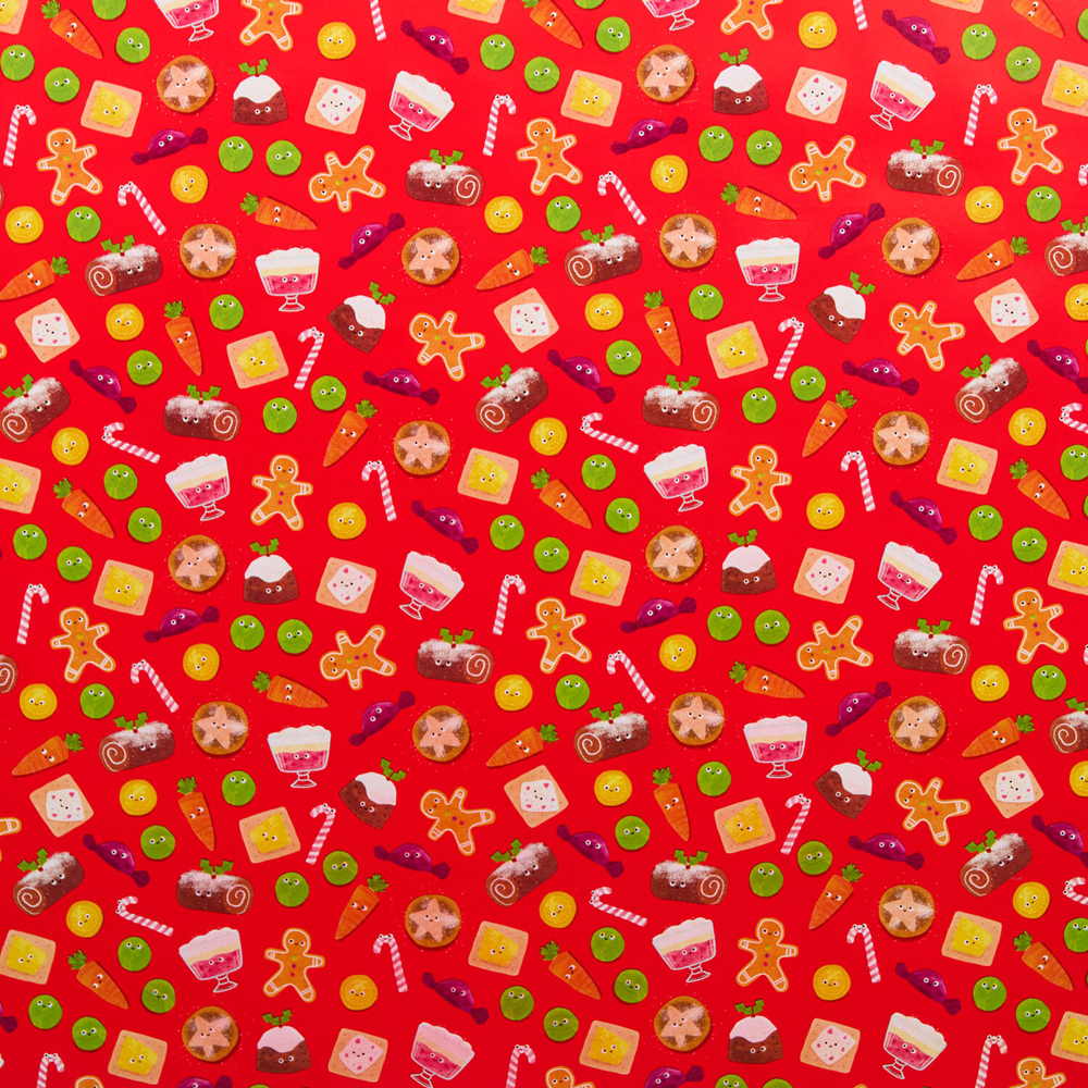 Festive Picky Bits Gift Wrap Image 4