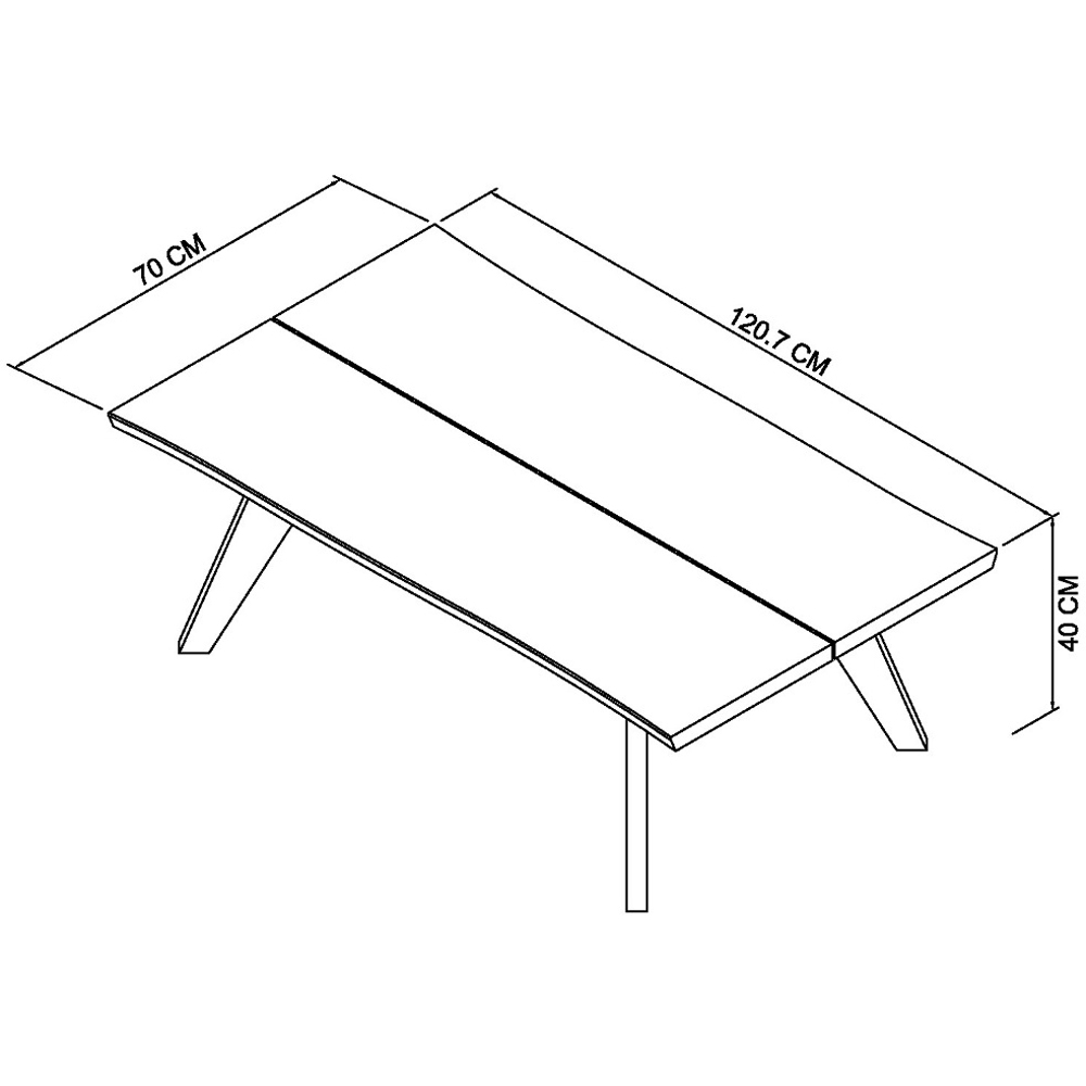 Bentley Designs Cadell Aged Oak Coffee Table Image 4