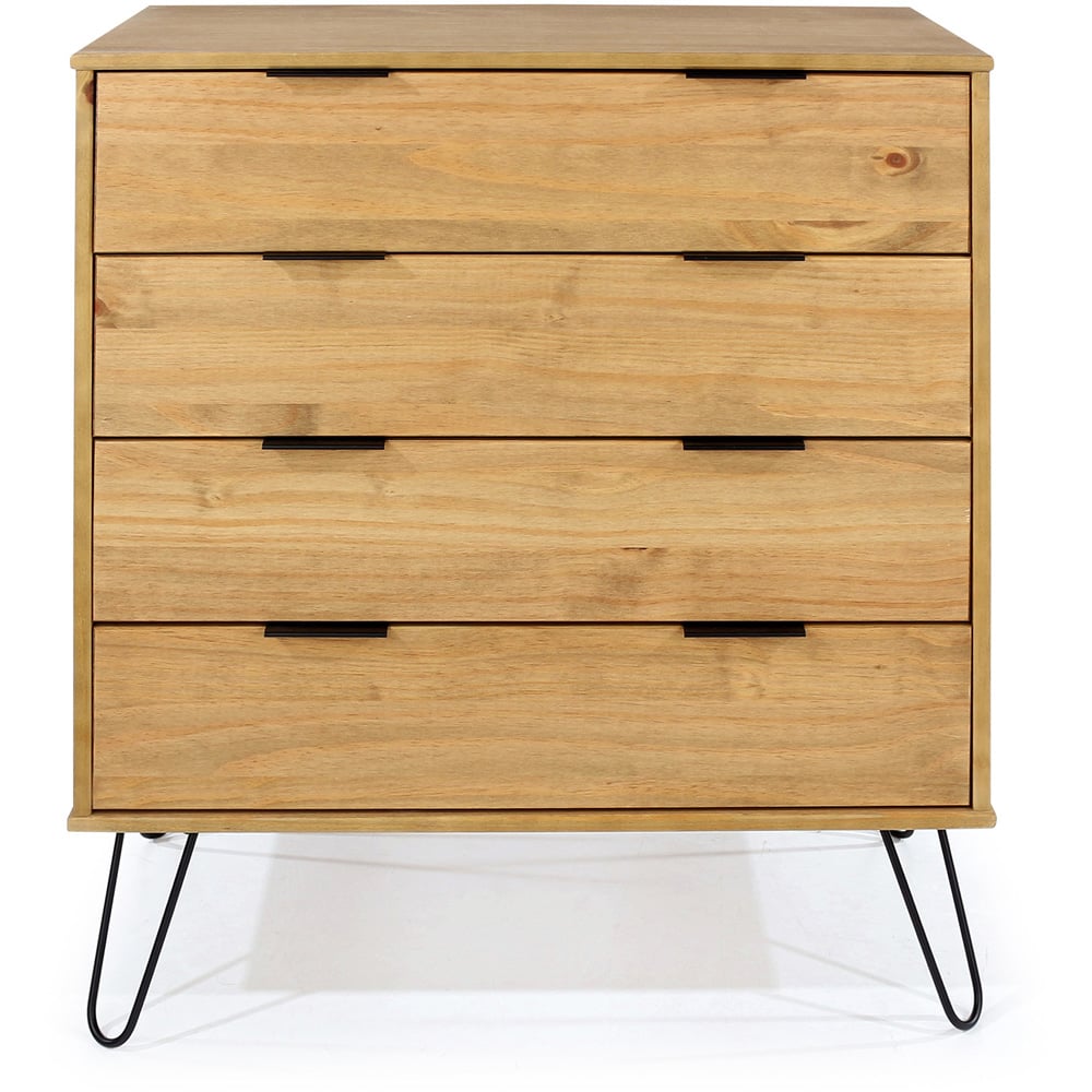 Augusta 4 Drawer Pine Chest of Drawers Image 5