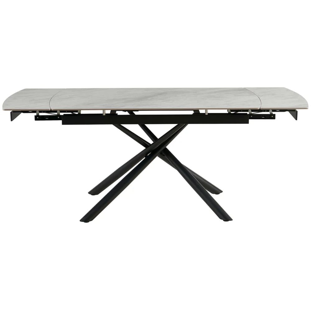 DS Living Kairo 6 Seater Extendable Dining Table Grey Concrete Image 3