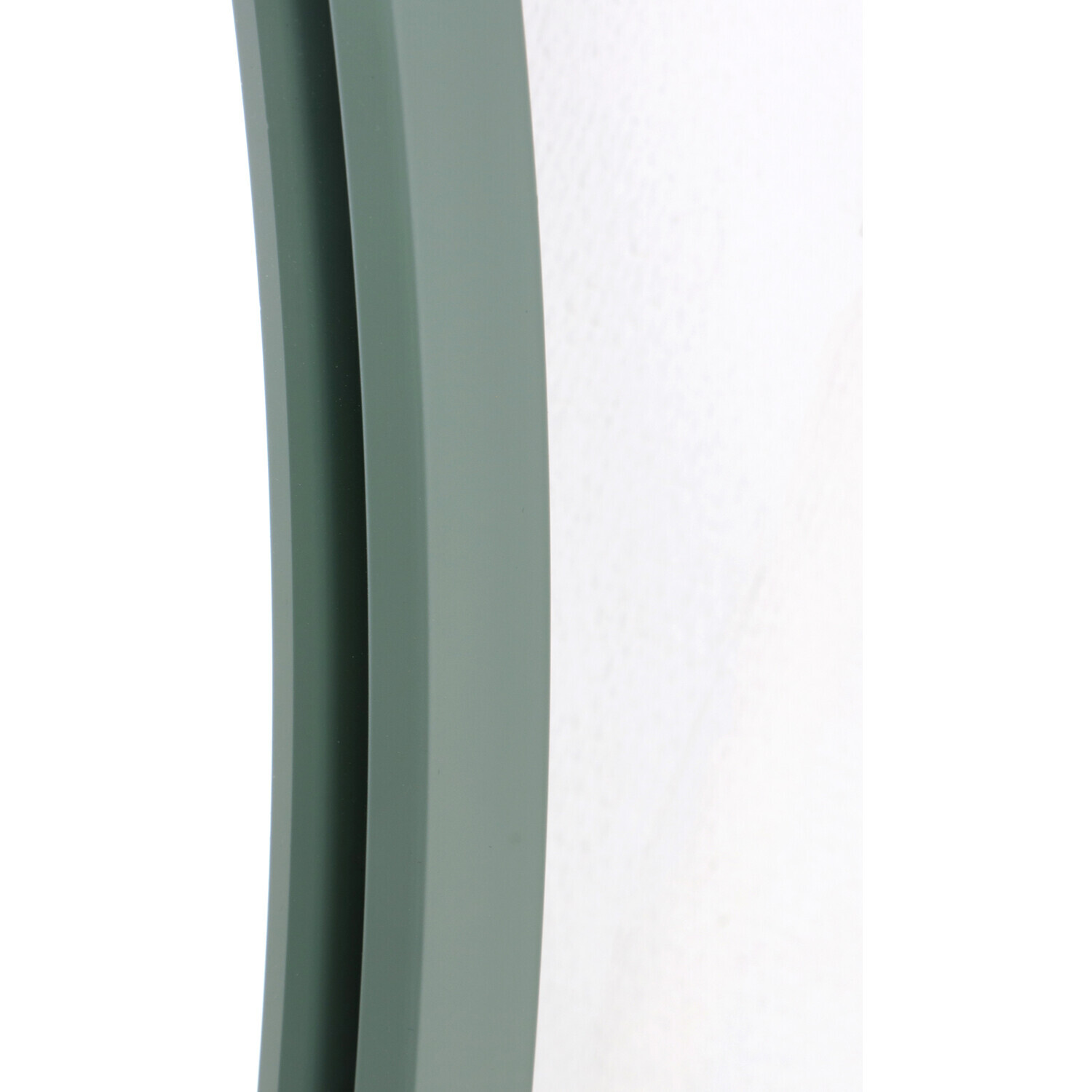 Wide Metal Arch Mirror Smokey Green Image 4