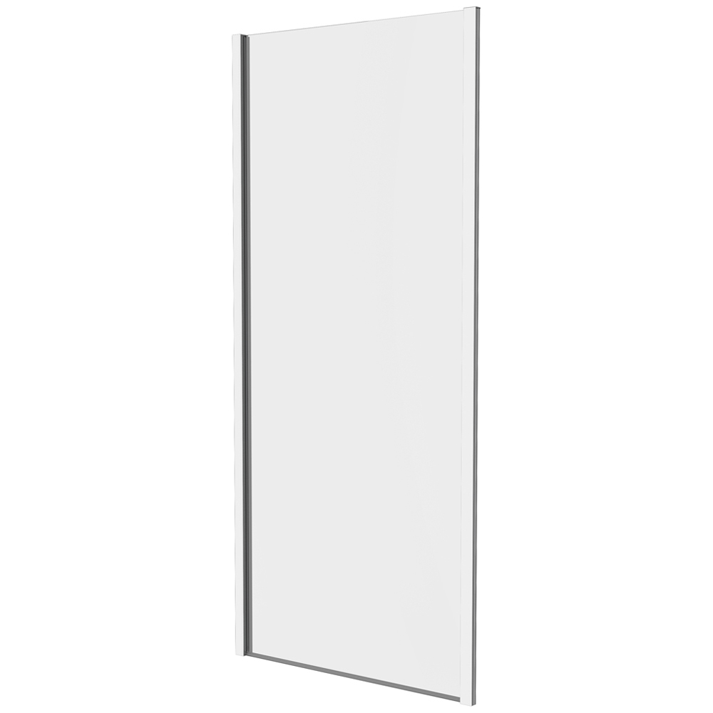 Bathstore Atlantis Chrome Toughened Safety Glass Side Panel 760mm Image 4