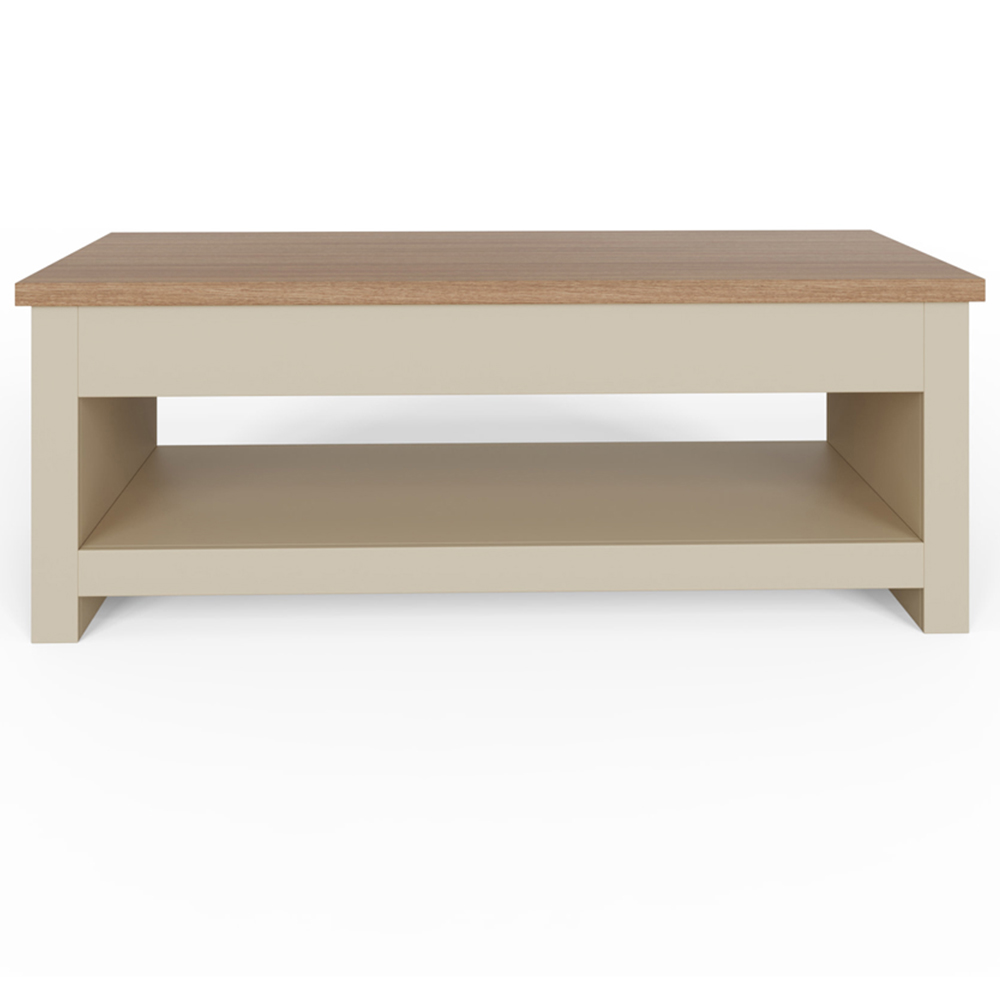 GFW Lancaster Cream Lift Up Coffee Table Image 3