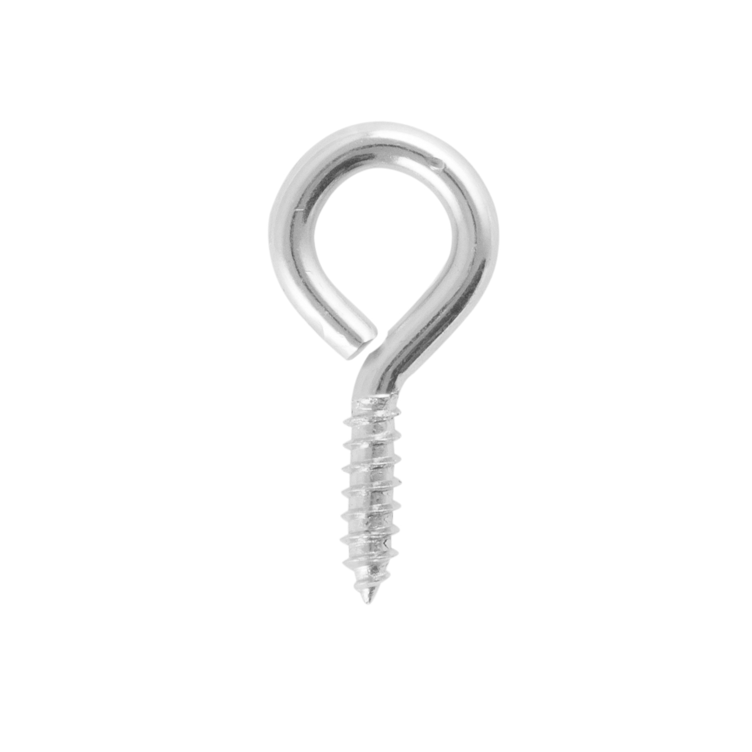 Hiatt 35 x 8mm Zinc Plated Steel Screw Eyes 5 Pack Image 2