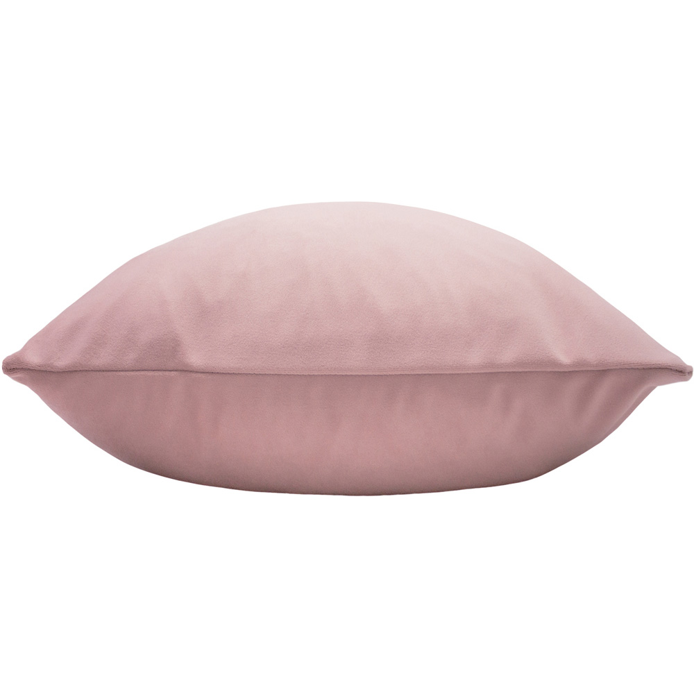 Paoletti Sunningdale Powder Square Velvet Cushion Image 2